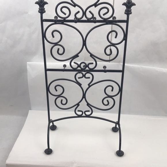 Excellent condition metal jewelry organizer display stand fashion finial detail - Picture 4 of 5